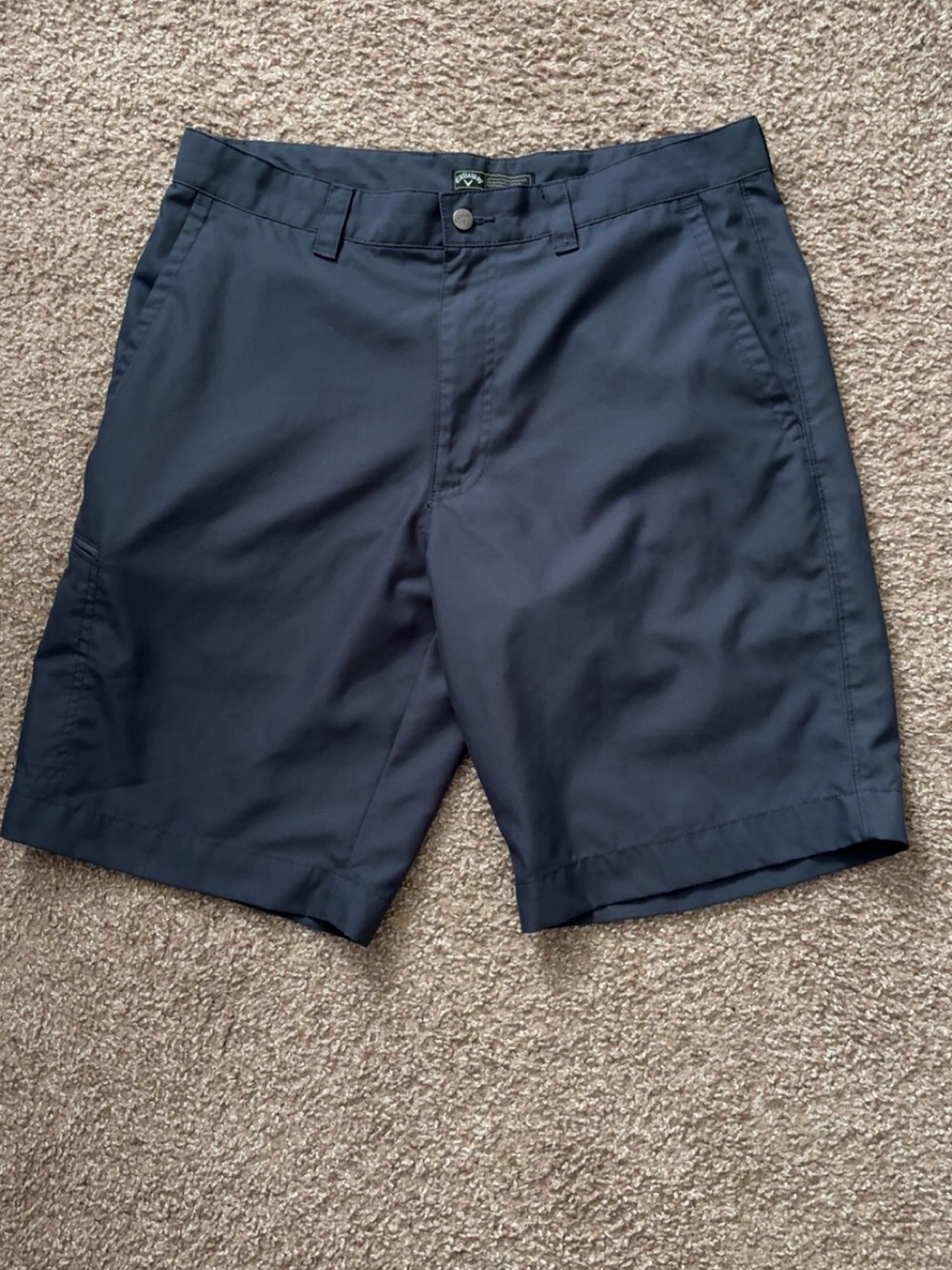 Men's Calloway Classic Navy Flat-Front Shorts